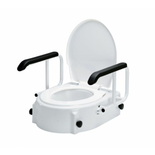 B+B Toilettensitzerhöhung TSE-A,  mit verstellbarer Sitzhöhe - passt sich Ihren Bedürfnissen an