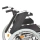 Servomobil Rollstuhl Standard, aus Stahl, faltbar, Farbe Metallic Silbergrau / Schwarz -