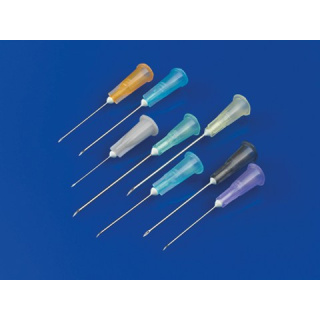 BD MicrolanceTM 3 Kanülen, 100 Stck - 0,60 x 25 mm blau Nr. 16