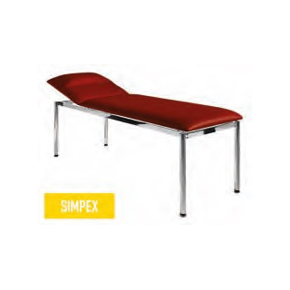 Simpex Sicherheitsliege RONDO-MED CLASSIC 80 cm (EKG-Liege), Papierrollenhalter für 80 cm Liege, ,mediteran,