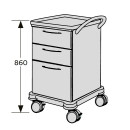 SCHMITZ varimed ® Verband- und Behandlungswagen, Breite 450 mm, Höhe 860 mm - verschiedene Modelle