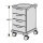 SCHMITZ varimed ® Verband- und Behandlungswagen, Breite 450 mm, Höhe 860 mm - verschiedene Modelle