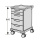 SCHMITZ varimed ® Verband- und Behandlungswagen, Breite 450 mm, Höhe 860 mm - verschiedene Modelle