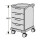 SCHMITZ varimed ® Verband- und Behandlungswagen, Breite 450 mm, Höhe 860 mm - verschiedene Modelle