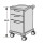 SCHMITZ varimed ® Verband- und Behandlungswagen, Breite 450 mm, Höhe 860 mm - verschiedene Modelle