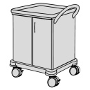 SCHMITZ varimed ® Verband- und Behandlungswagen, Breite 600 mm, Höhe 860 mm - verschiedene Modelle