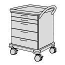 SCHMITZ varimed ® Verband- und Behandlungswagen, Breite 600 mm, Höhe 860 mm - verschiedene Modelle