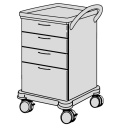 SCHMITZ varimed ® Verband- und Behandlungswagen, Breite 600 mm, Höhe 1100 mm - verschiedene Modelle
