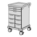SCHMITZ varimed ® Verband- und Behandlungswagen, Breite 600 mm, Höhe 1100 mm - verschiedene Modelle