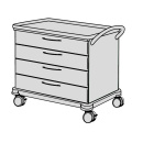 SCHMITZ varimed ® Verband- und Behandlungswagen, Breite 900 mm, Höhe 860 mm - verschiedene Modelle