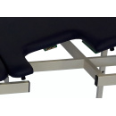 Main-Med Echo- Kardiographie- Untersuchungsliege, Patienten- und Massageliege, Gestell grauweiß, abnehmbarem Seitenteil - mandarin- in 80 cm Breite