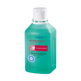 Schülke-Mayr desderman ®, Händedesinfektion - Farbstoff- und parfümfrei  - 500 ml Flasche
