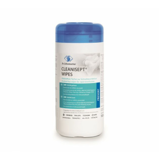CLEANISEPT ® Wipes, alk.freie Tücher zur Schnelldesinfektion, 100 Stck, in der Spenderdose