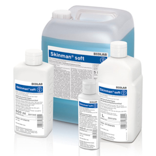 Ecolab Skinman ® soft 500 ml Spenderflasche, zur hygienischen Händedesinfektion - hautschonend