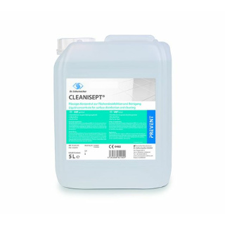 CLEANISEPT ® Desinfektion/Reinigung v. Inventar/Flächen, 5 Ltr. Kanister, Konzentrat