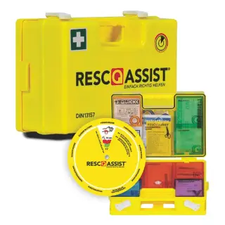 Verbandskasten Resc-Q-Assist Q 50 Erste-Hilfe-Koffer nach DIN 13157 gefüllt - aus robustem ABS-Kunststoff