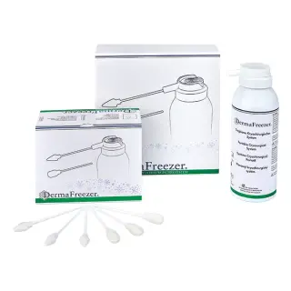 Dermafreezer Kryo Set, 170 ml Sprühdose + 60 Applikatoren