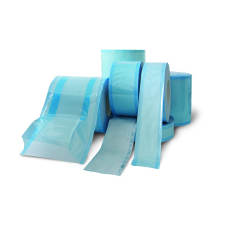 Sterifolie flach, für die Dampfsterilisation, 200 m x 15 cm, Rolle