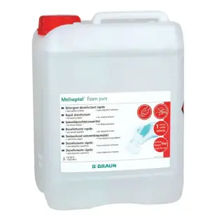 Braun Meliseptol ® Foam pure, 5 Ltr. Kanister Flächen-Schnelldesinfektionsmittel