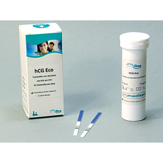 Proline Schwangerschaftstest Eco Urintest, lose in der Dose, 25 Teststreifen