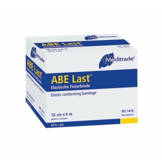 ABE-Last ® Fixierbinde Mullbinde glatt 10 cm x 4 m, 20 Stck