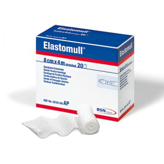 Elastomull ® Fixierbinde 8 cm x 4 m, 100 Stck, Nr. 45252 - weiße anschmiegsame Mullbinde