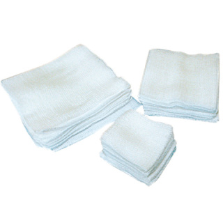 Kompressen 8-fach unsteril , 10 x 10  cm, 100 Stck - aus 100% Baumwolle