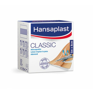 Hansaplast ® Classic 4 cm x 5 m Rolle - Wundschnellverband zur Versorgung alltäglicher Verletzungen