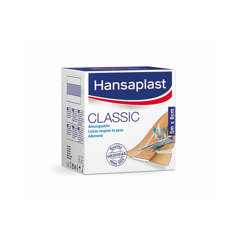 Hansaplast® Classic 8 cm x 5 m Rolle