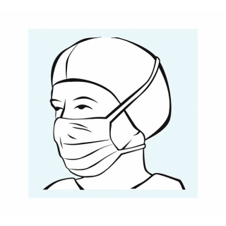 Foliodress mask comfort senso , Mundschutz grün, 50 Stck - ideal bei extrem sensibler Haut