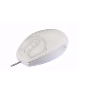 Hygiene Maus, weiß, Laser Scroll, USB-Anschluß, IP 68, desinfizierbar