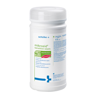 Schülke Mikrozid sensitiv Wipes - Desinfektionstücher, Jumbo 20 x 20 cm, 200 Stck in Spenderdose
