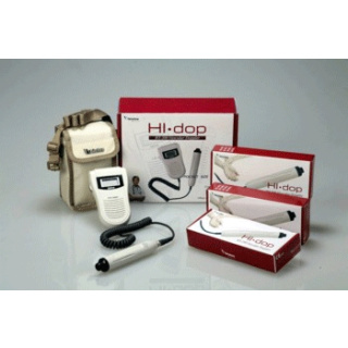 Hi-Dop Gefäßdoppler kmpl. mit 3 Sonden: 4, 5 und 8 MHz - einfaches Screening von Arterien und Venen
