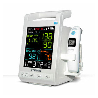 Econet Vital-Parameter Monitor M10, schnelle Blutdruckmessung, Temperaturmessung, mit Nellcor SPO²