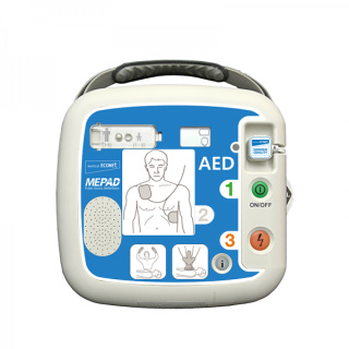 Econet ME Pad - halbautomatischer externer Defibrillator - AED - schnelles Handeln kann leben retten