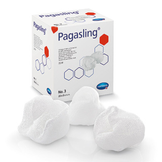 Pagasling Schlinggaze-Tupfer pflaumengroß Gr. 3., steril, 18 x 20 Stck