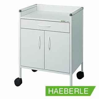 Haeberle Schrankwagen 08/16 ® 83 cm, weiß - mit einer Schublade und 2 Türen